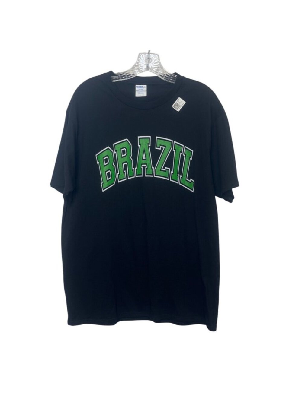 Port & Company Brazil Graphic Tshirt Mens Large Black New WOT